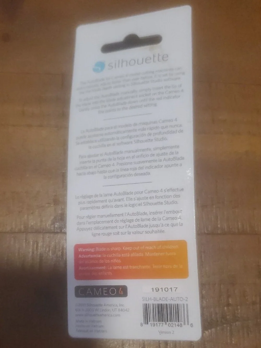 Silhouette Cameo 4 White AutoBlade Replacement Cartridge